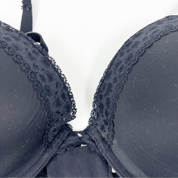 ✅ SECRET PUSH UP PIGEONNANT BLACK BRA SIZE 36D - Picture 4 of 5